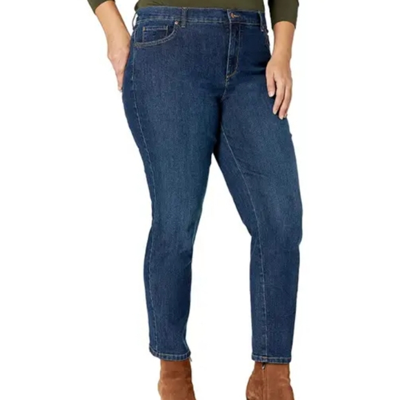 Gloria Vanderbilt Amanda 24 24W short denim jeans - Picture 1 of 7